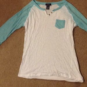 Baseball style t-shirt